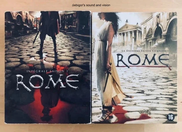 2 coffrets DVD intégrale série Rome.